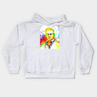 George Perkins Marsh Colourful Portrait | George Perkins Marsh Artwork 12 Kids Hoodie